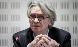 Le secrétaire général de FO, Jean-Claude Mailly à Paris, le 20 février 2017