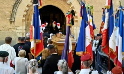 Funérailles du maire de Signes (Var), Jean-Mathieu Michel, le 9 août 2019