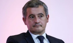 Le ministre de l'Intérieur Gérald Darmanin, le 26 octobre 2023 à Paris