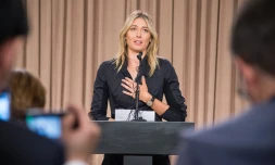 L'ancienne N.1 mondiale de tennis Maria Sharapova, Ă Los Angeles le 7 mars 2016