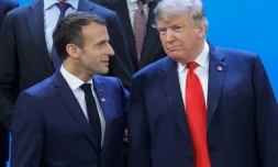Les présidents français et américain Emmanuel Macron et Donald Trump lors du G20 à Buenos Aires, le 30 novembre 2018