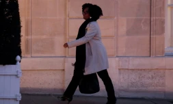 Sibeth Ndiaye quitte l'Elysée, le 19 février 2019