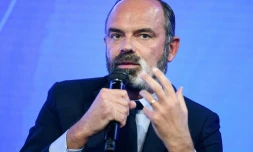 Edouard Philippe à Paris lors d'un débat le 29 septembre 2020