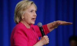 Hillary Clinton, le 16 août 2016 lors d'une réunion électorale à Philadelphie en Pennsylvanie