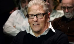Le plasticien et chorégraphe belge Jan Fabre, accusé de harcèlement et d'un attentat à la pudeur par des danseuses au sein de sa compagnie, le 29 mars 2016 à Athènes