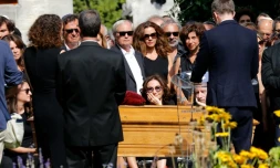 ObsĂšques de la styliste Sonia Rykiel, le 1er septembre 2016 Ă Paris