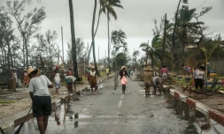 Après le passage du cyclone Batsirai à Mananjary, à Madagascar, le 8 février 2022