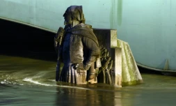 Le zouave du pont de l'Alma à Paris le 3 juin 2016