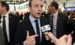 Emmanuel Macron en campagne le 10 mars 2017 à Bordeaux