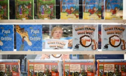Des livres pour enfants exposés lors de la Foire aux livres de Francofrt, le 10 octobre 2017 en Allemagne