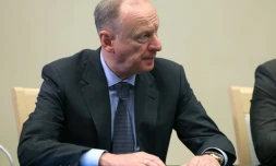 Le secrétaire russe du Conseil de sécurité Nikolai Patrushev à Moscou le 30 octobre 2023