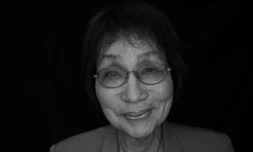 Emiko Okada, 79 ans, survivante de l'attaque atomique sur Hiroshima le 6 mai 1945, à Hiroshima le 25 mai 2016
