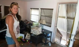 Dégâts causés par l'ouragan Irma à Islamorada, en Floride, le 12 septembre 2017