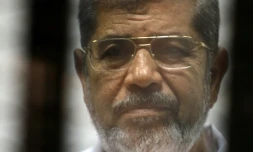 L'ancien président égyptien Mohamed Morsi le 9 mai 2014 au Caire, en Egypte