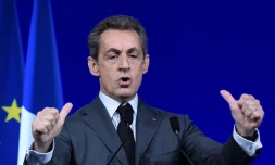 L'ex-président et candidat à l'élection de 2017 Nicolas Sarkozy à Paris, le 13 février 2016