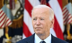 Le président américain Joe Biden dans la roseraie de la Maison Blanche, à Washington, le 7 novembre 2024
