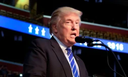 Le candidat américain à la Maison Blanche Donald Trump en campagne à Fort Lauderdale, en Floride, le 10 août 2016