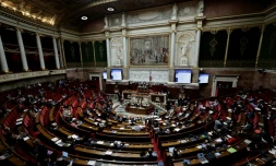 L'Assemblée nationale, le 27 octobre 2025, à Paris