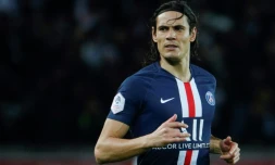 L'attaquant du PSG Edinson Cavani face à Lyon, le 9 février 2020 au Parc des Princes