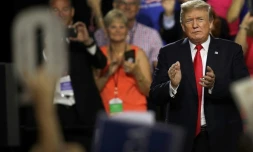 Le président américain Donald Trump à Tampa en Floride, le 31 juillet 2018