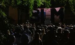 Manifestation "Black Lives Matter" Ă Portland, le 31 juillet 2020