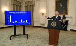 Joe Biden à la Maison Blanche le 4 février 2022