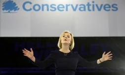Liz Truss, ministre britannique des Affaires étrangères et candidate au poste de Première ministre, à Londres, le 31 août 2022