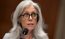 Susan Monarez, directrice des Centres pour le contrôle et la prévention des maladies (CDC), limogée par l'administration Trump, à Washington, aux Etats-Unis, le 25 juin