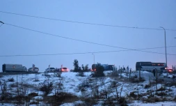 Evacuation des derniers insurgés et civils le 21 décembre 2016 à Alep