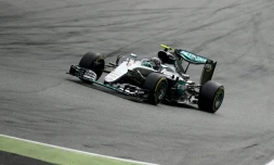 L'Allemand Nico Rosberg (Mercedes) lors du GP d'Italie de F1 sur le circuit de Monza, le 4 septembre 2016