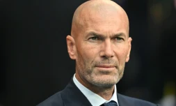 Zinédine Zidane assiste à la finale de la Ligue des champions entre le Borussia Dortmund et le Real Madrid, au stade de Wembley, à Londres, le 1er juin 2024