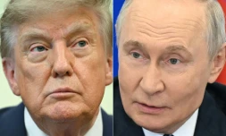 Combo de Vladimir Poutine et de Donald Trump