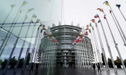 Le Parlement européen à Strasbourg, le 21 octobre 2025