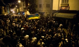 Manifestation dans les rues de Al-Hoceïma, le 28 mai 2017