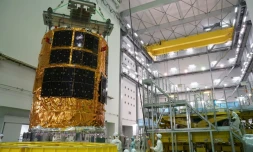 Le vaisseau appelé "Kounotori 6" (cigogne), pris en photo le 6 juillet 2016 à Tanegashima, a été lancé de l'île méridionale de Tanegashima quelques secondes avant 22H27 (13H27 GMT) par une fusée H-IIB