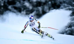 Lindsey Vonn lors de sa victoire à Garmisch, le 21 janvier 2017