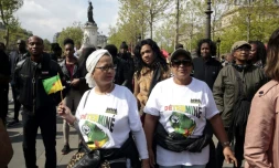 Manifestation de soutien au mouvement social en Guyane, le 15 avril 2017 place de la République, à Paris