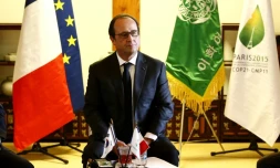 Le président Hollande à Séoul lors d'une conférence de presse le 4 novembre 2015