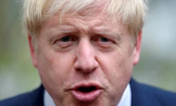 Le Premier ministre britannique Boris Johnson à Birmingham, le 26 juillet 2019