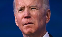Joe Biden lors d'un discours Ă Wilmington, dans le Delaware, le 14 janvier 2021
