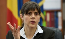 La cheffe du parquet anticorruption (DNA) Laura Codruta Kovesi, le 6 décemnre 2016 à Bucarest