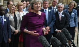 Theresa May le 7 juillet 2016 à Londres 