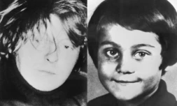 Montage de photos de Patrick Henry (g) et de sa victime Philippe Bertrand