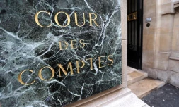 La façade de la Cour des comptes à Paris, le 22 janvier 2013