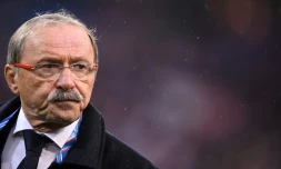 Le sélectionneur du XV de France, Jacques Brunel, avant le match du Tournoi des Six Nations face au pays de Galles, au Stade de France, le 1er février 2019