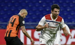 Le défenseur de Lyon inscrit le 2e but face au Shakhtar Donetz lors du match nul 2-2 en 2e journée de C1 le 2 octobre 2018