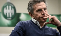 L'entraĂźneur des Verts Claude Puel, le 13 janvier 2021 Ă Saint-Etienne