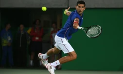 Novak Djokovic, lors des Jeux de Rio, le 7 août 2016