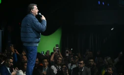 L'ex-président brésilien Jair Bolsonaro le 6 juillet 2024 à Balneario Camboriu, au Brésil