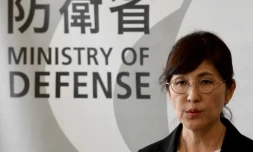 La ministre de la Défense japonaise Tomomi Inada, à Tokyo le 28 juillet 2017